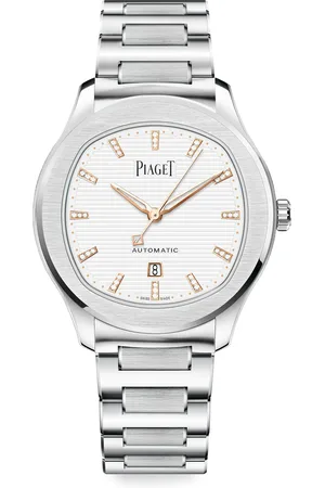 PIAGET Stainless Steel and Diamond Polo Date Watch