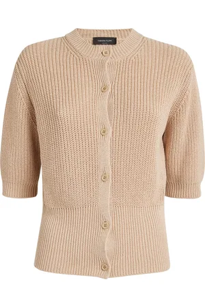 Fabiana Filippi Cotton-Linen Sequinned Cardigan