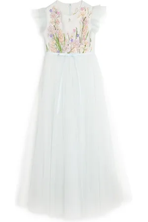 Maison Ava Irene Beaded Tulle Gown
