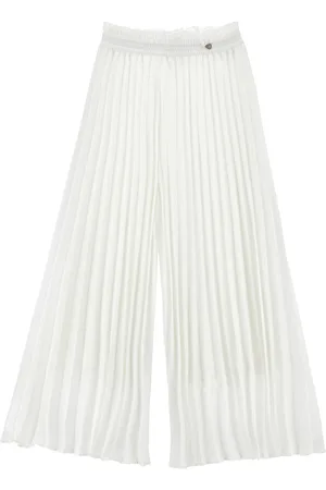 MONNALISA Pleated Wide-Leg Trousers