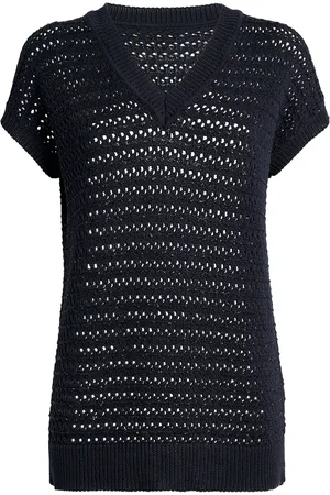 Fabiana Filippi Cotton-Blend Sequinned Sweater