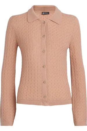 COLOMBO Cashmere Open-Work Cardigan