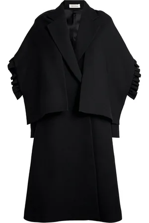 BITE Organic Wool Frilled Coat