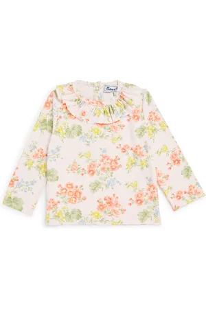 Tartine Et Chocolat Floral Ruffle Swim Top