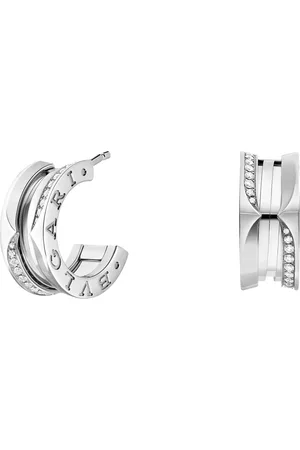 Bvlgari White Gold and Diamond B. zero1 Earrings