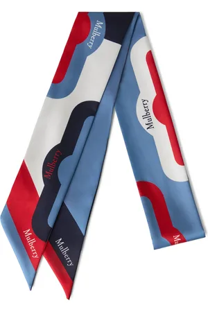 MULBERRY Satin Printed Scarf