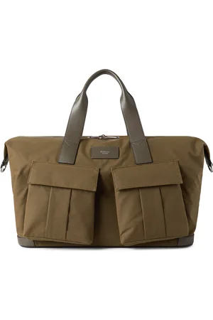 MULBERRY Waxed Cotton Clipper Holdall