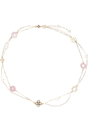 Tory Burch Layered Kira Clover Necklace