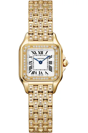 Cartier Yellow and Diamond Panthère de Watch