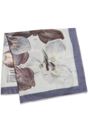 COLOMBO Cashmere-Silk Floral Scarf