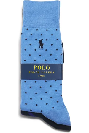 Ralph Lauren Cotton-Blend Polka-Dot Socks