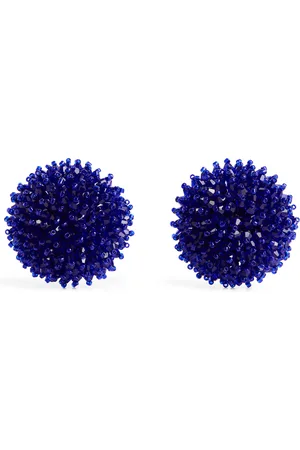 Carolina Herrera Beaded Dome Earrings