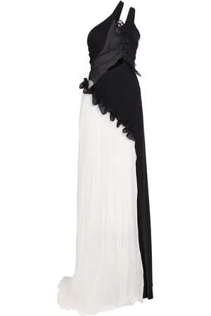 Nensi Dojaka Asymmetric Maxi Dress