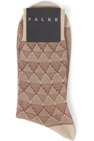 Falke Organic Cotton-Blend Geometric Socks