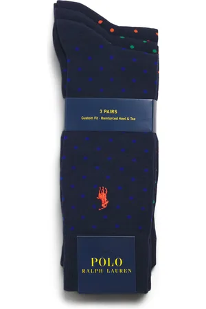 Ralph Lauren Cotton-Blend Polka-Dot Socks