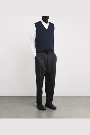 The Row Cowen Wool-Cotton Sweater Vest
