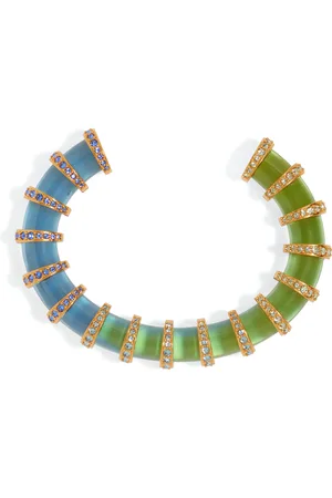 SCHIAPARELLI Embellished Gradient Bangle