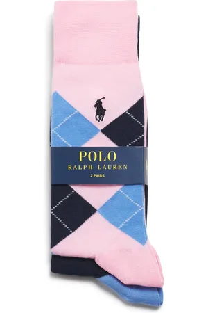 Ralph Lauren Cotton-Blend Argyle Crew Socks