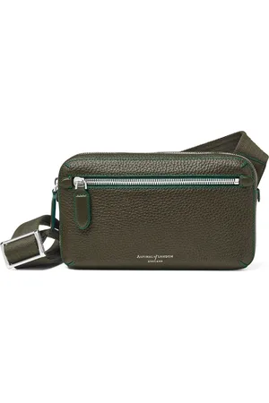 ASPINAL OF LONDON Leather Reporter Compact Belt Bag