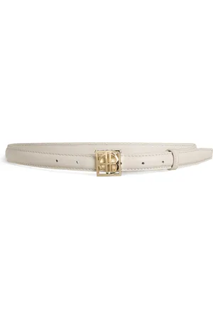ANINE BING Leather Monogram Belt