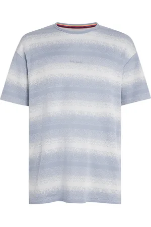 Paul Smith Cotton-Blend Stripe Logo T-Shirt