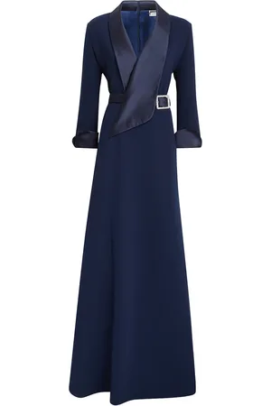 Alexis Mabille Crepe Belted Gown