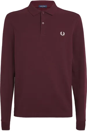 Fred Perry Cotton Embroidered Half-Zip Sweatshirt