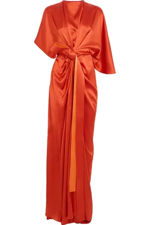Roksanda Silk Draped Hierys Maxi Dress