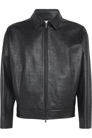 FEAR OF GOD Croc-Embossed Leather Jacket