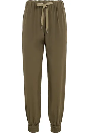 SaSuPhi Silk Crepe Valentina Sweatpants
