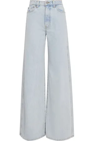 Khaite Dane High-Rise Wide-Leg Jeans
