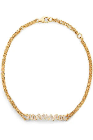 Suzanne Kalan Yellow and Diamond Classic Bar Bracelet