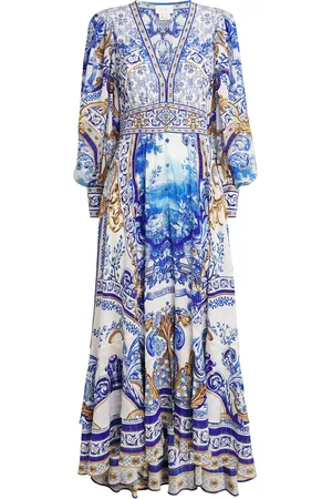 Camilla Silk Printed Maxi Dress