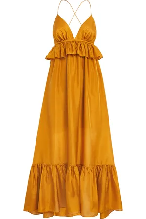 ZIMMERMANN Silk Ruffle Rhiannon Maxi Dress
