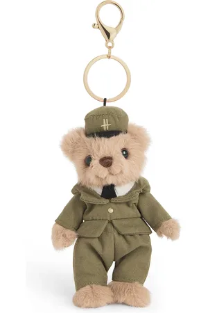 HARRODS Green Man Bear Keyring
