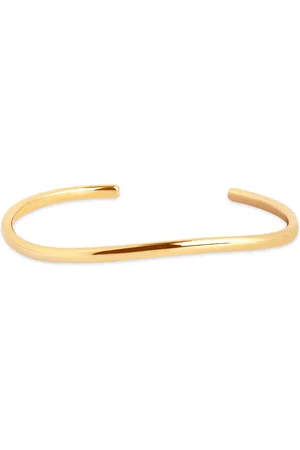 Astrid & Miyu Plated Silver Infinite Cuff Bracelet