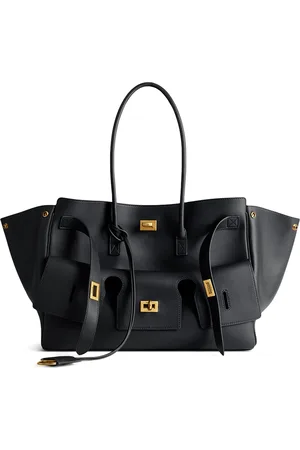 Balenciaga Medium Leather Bel Air Carry All Tote Bag