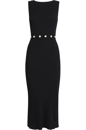 Claudie Pierlot Button-Trim Midi Dress