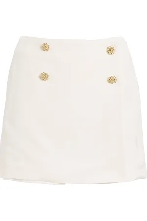 Claudie Pierlot Button-Trim Tailored Skort