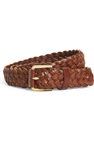 Ralph Lauren Calfskin Braided Sportsman Belt