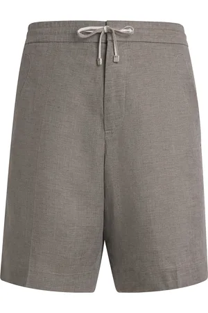 brett johnson Linen Drawstring Shorts