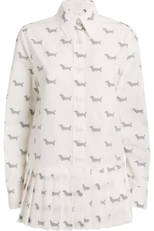 Thom Browne Cotton Pleated Hector Shirt