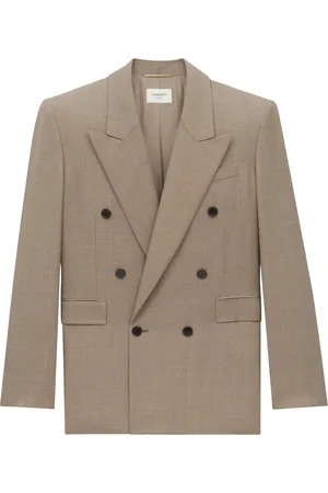 Saint Laurent Wool Double-Breasted Blazer