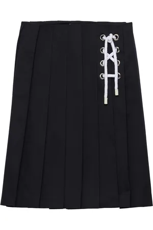 Prada Pleated Midi Skirt