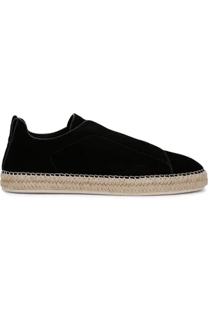 Ermenegildo Zegna Suede Triple Stitch Espadrilles