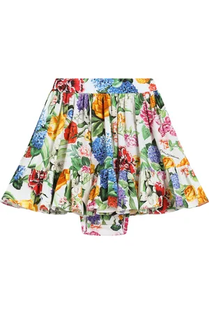 Dolce & Gabbana Floral Print Skirt and Bloomers Set