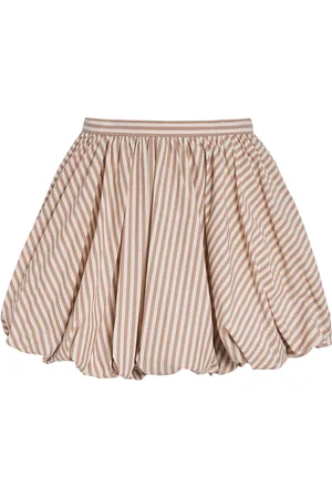 Sandro Cotton Stripe Mini Skirt