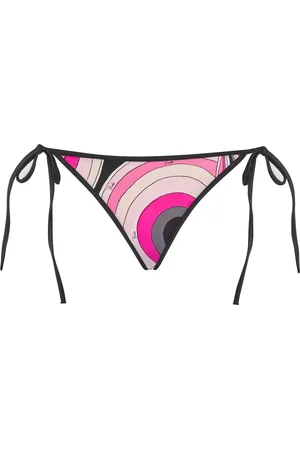 Puccini Iride Print Side-Tie Bikini Bottoms