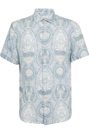 BLUEMINT Linen Printed Luca Shirt