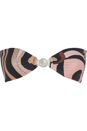 Puccini Marmo Print Bikini Top